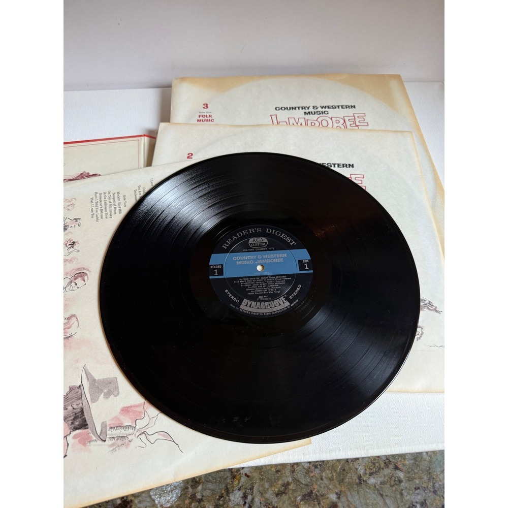 Vintage Reader's Digest Country & Western Music Jamboree RCA Vinyl Box Set 3 LP - Picture 7 of 10